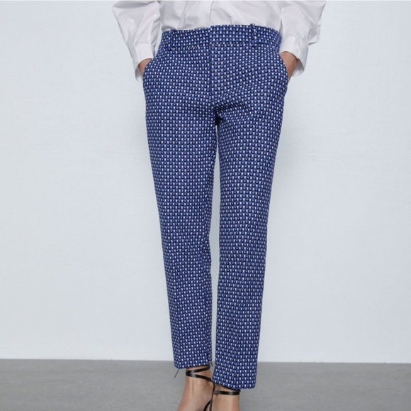 Zara Chino Dress Pant Size 4 - Picture 1 of 6